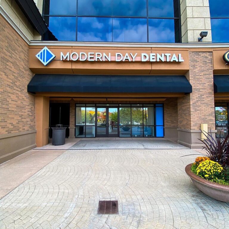 Modern Day Dental Front Entrance
